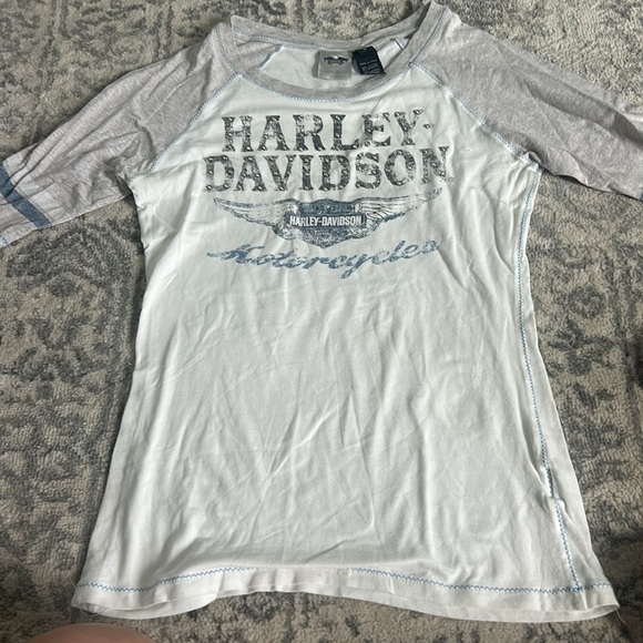 harley davidson mid sleeve t shirt - Picture 2 of 4